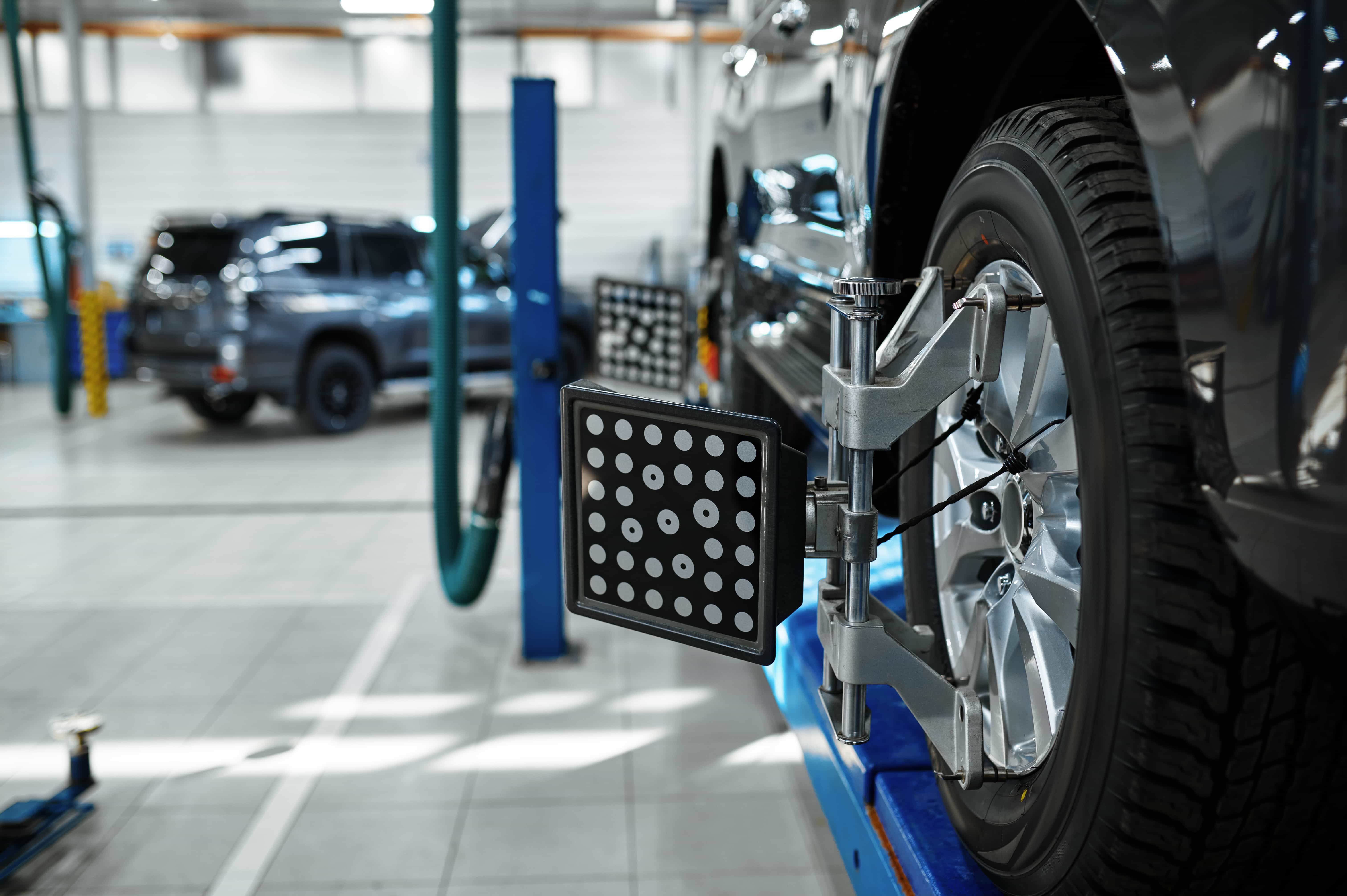 Professional car wheel alignment service in Sunbury - Modern alignment equipment and diagnostic tools